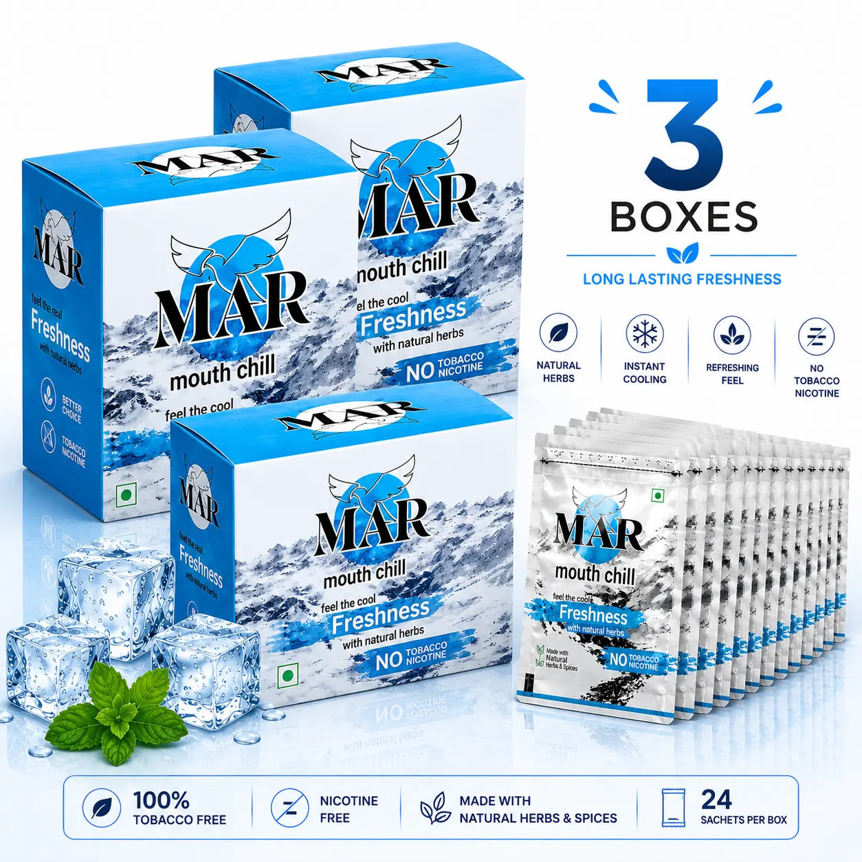 MAR MOUTH CHILL - 3 Box Comb
