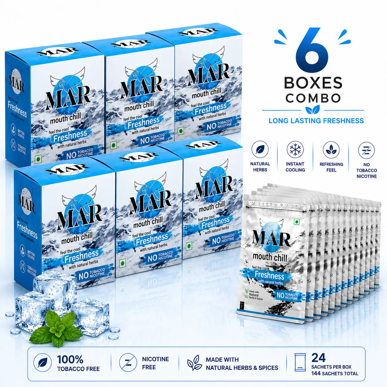 MAR MOUTH CHILL - 6 Box Combo